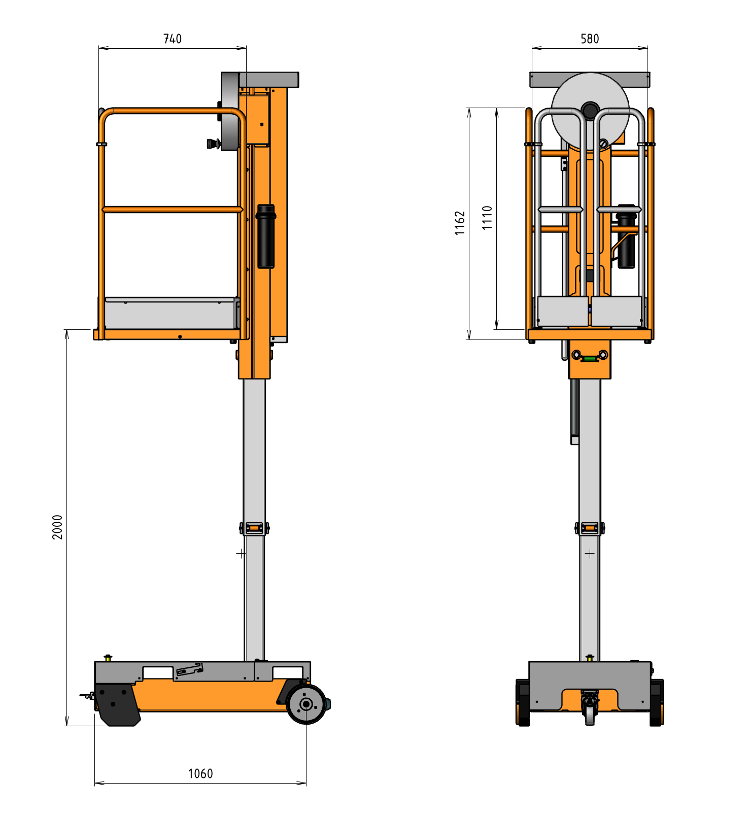 Manulift 200 Tech spec