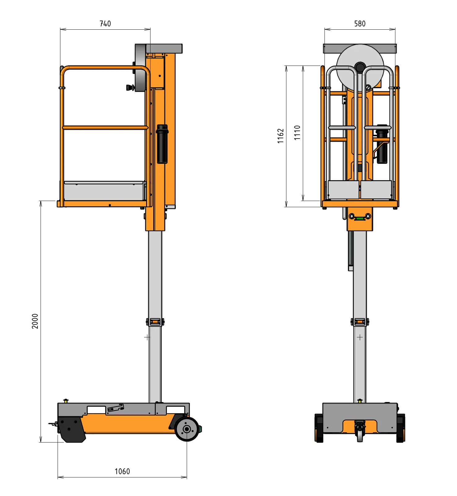 Manulift 200 Tech spec