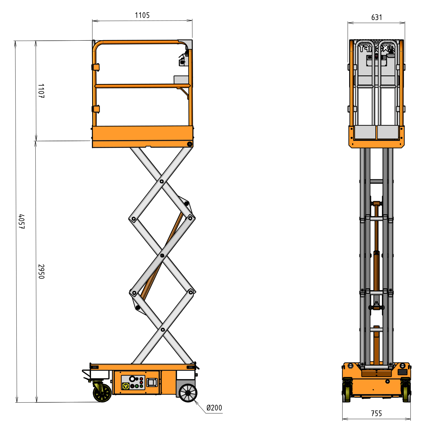 Axolift P300T Scissor Lift