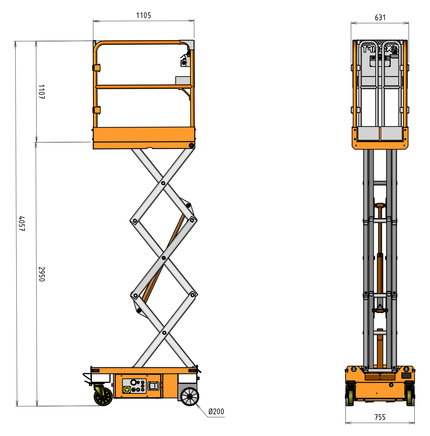 Axolift P300T Scissor Lift