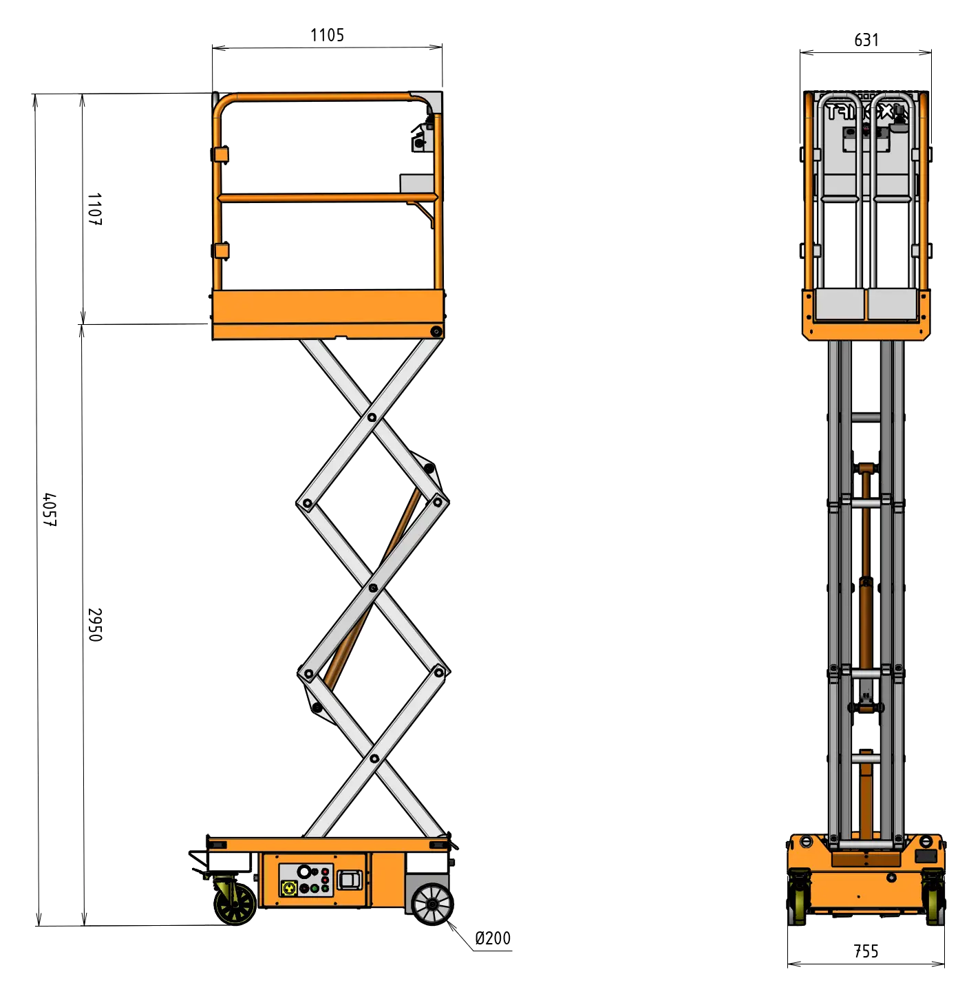Axolift P300T Scissor Lift
